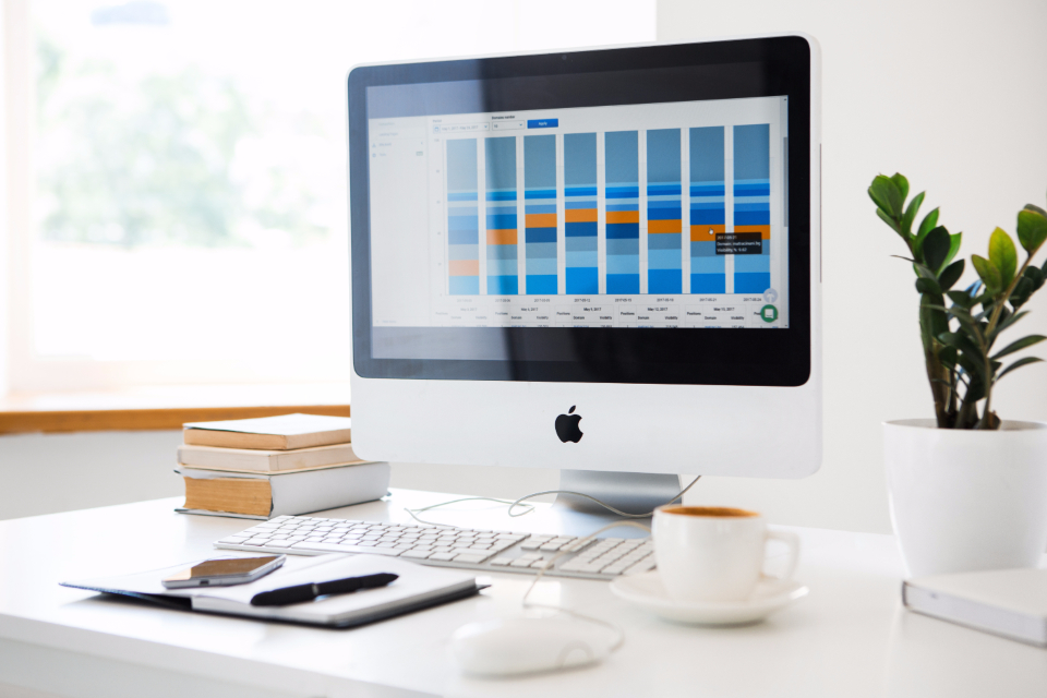 Analytics dashboard showing startup KPI performance data